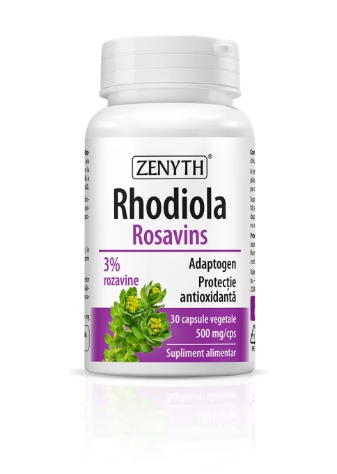 Rhodiola Rosavins 500mg 30 capsule Zenyth