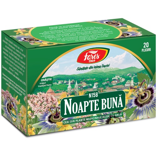 Ceai Noapte Buna N158 Fares — passiflora valeriană hamei