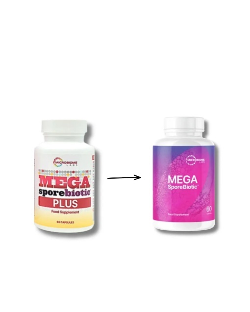 MEGA Sporebiotic PLUS, 60 capsule, MicrobiomeLabs