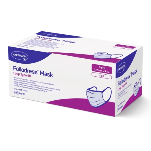 Masca chirurgicala Loop Tip IIR, Foliodress