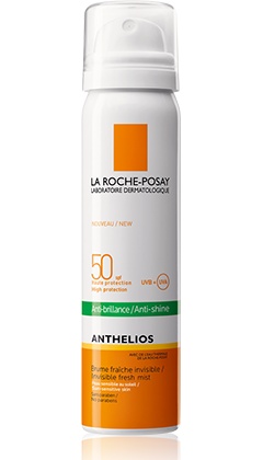 Spray invizibil matifiant pentru fata Anthelios SPF50, 75ml, La