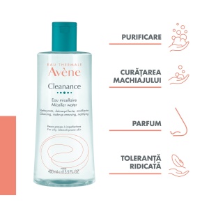 Apa micelara Cleanance, 400ml, Avene - Img 2