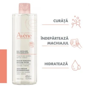 Apa micelara demachianta, 400ml, Avene - Img 3
