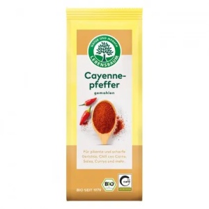 Ardei iute Cayenne macinat eco, 50g, Lebensbaum