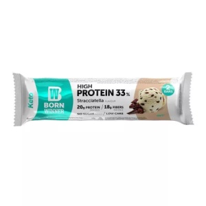 Baton proteic 33% cu Stracciatella, 2 x 30g, Born Winner