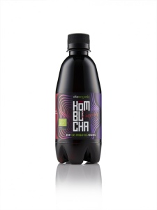 Bautura kombucha cu zmeura Bio, 330ml, Vita Organic