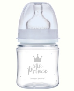 Biberon anticolic PP EasyStart Royal Baby blue gat larg 120ml, 35/233, Canpol