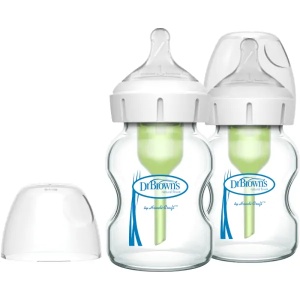Biberon cu gat larg din sticla, 150ml , 2 bucati, WB5200, Dr. Browns - Img 2