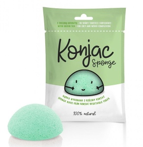 Burete Konjac cu ceai verde pentru ten mixt si gras, Mipama