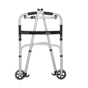 Cadru de mers pliabil, ajustabil pe inaltime, cu suport de brate si roti, CMZ-8230L, Medico - Img 3