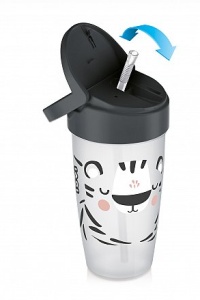 Cana mea cu pai active lovely salt&pepper, 350 ml, 35/357, Lovi - Img 2
