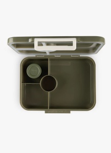 Caserola pentru pranz cu 4 compartimente din tritan - Green, Citron - Img 2