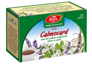Ceai Calmocard, C23, 20 plicuri, Fares - Img 2