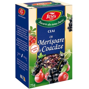 Ceai Merisoare si coacaze x 75g (Fares) - Img 2