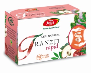 Ceai Tranzit Rapid, 20 plicuri, Fares - Img 2