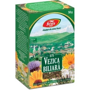 Ceai Vezica Biliara - D75, 50g, Fares - Img 2