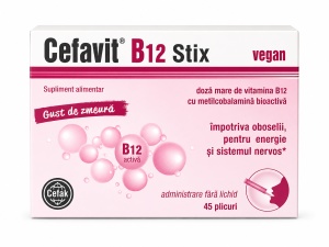 Cefavit B12 Stix, 45 plicuri, Cefak KG