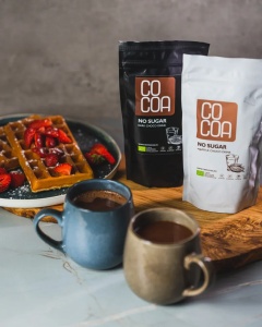 Ciocolata neagra calda bio Keto, 250g, Cocoa - Img 2