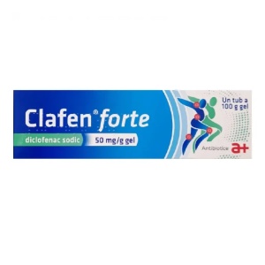 Clafen Forte gel 50mg/g, 100g, Antibiotice Iasi