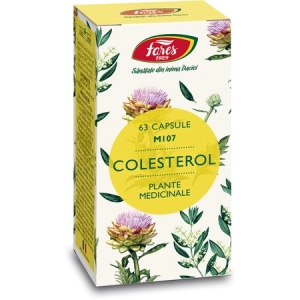 Colesterol, M107, 63 capsule, Fares