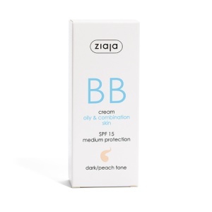 Crema BB uniformizanta Dark-Peach, TGM, SPF15, 50ml, Ziaja
