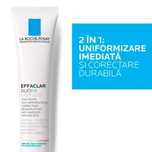 Crema corectoare uniformizatoare Effaclar Duo(+), medium, 40ml, La Roche-Posay - Img 5