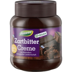 Crema de ciocolata amaruie eco, 400g, Dennree