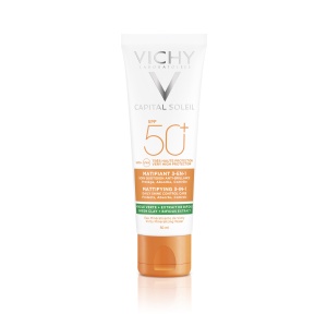 Crema matifianta anti-stralucire 3 in1 Capital Soleil SPF50+, 50ml, Vichy