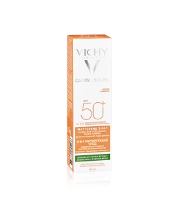 Crema matifianta anti-stralucire 3 in1 Capital Soleil SPF50+, 50ml, Vichy - Img 2