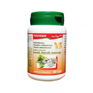 Cretisoara, Traista Ciobanului si Coada Soricelului, 40 capsule, Favisan