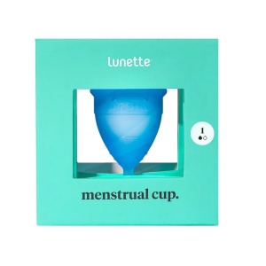 Cupa menstruala albastra, marimea 1, Lunette