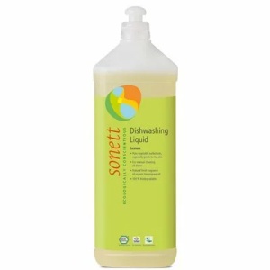 Detergent eco de vase cu lamaie pentru spalare manuala, 1L, Sonett