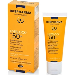 Fluid protectie solara UVEBLOCK SPF 50+, 40ml, Isis Pharma
