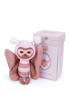 Fluture Becky roz in cutie, 18cm, 25215065, Picca Loulou