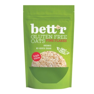 Fulgi fini de ovaz fara gluten eco, 300g, Bettr