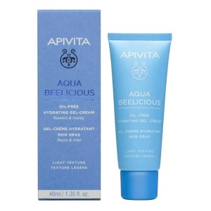 Gel crema hidratanta cu textura lejera Aqua Beelicious, 40ml, APIVITA - Img 2