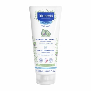 Gel de curatare 2in1 par si corp, 200 ml, Mustela
