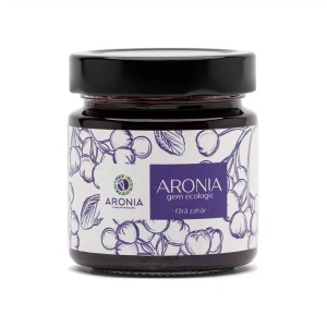 Gem de aronia eco, 200g, Aronia Charlottenburg