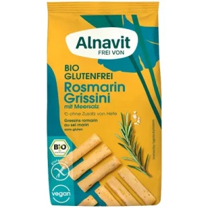 Grisine cu rozmarin bio fara gluten, 100g, Alnavit