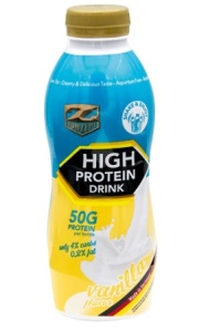 High Protein Drink 50g proteina Vanilie, 500ml, Z-Konzept