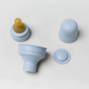 Kit pentru biberon 0luni+ Baby Blue, tetina latex flux lent, 5015231, Bibs - Img 2
