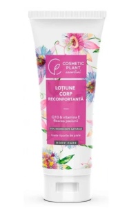 Lotiune corp reconfortanta cu Q10, vitamina E si floarea pasiunii, 200ml, Cosmetic Plant