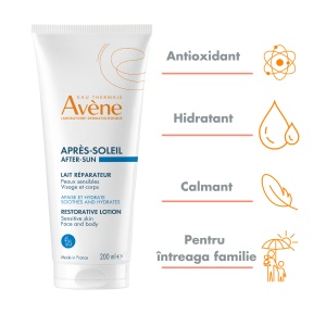 Lotiune reparatoare dupa plaja, 200ml, Avene - Img 2