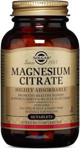 Magnesium Citrate, 60 tablete, SOLGAR
