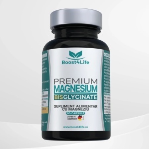 Magneziu Bisglicinat Premium, 60 capsule, Boost4Life