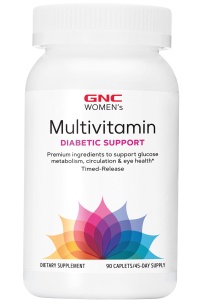 Multivitamine femei pentru suport diabetic, 90 tablete, GNC - Img 2