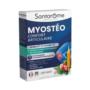 Myosteo Confort Articulaire, 10 ml, 20 fiole, Santarome