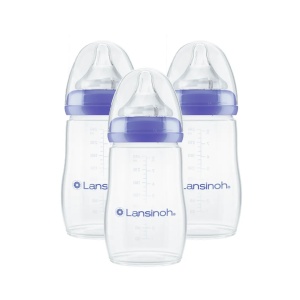 Pachet promo biberon M 240ml, 3 bucati, Lansinoh