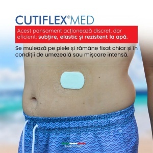 Pansament impermeabil steril Cutiflex Master-Aid, 10,5x15cm, 5 bucati, Pietrasanta Pharma - Img 2