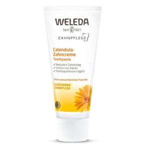 Pasta de dinti cu galbenele fara mentol, 75ml, Weleda